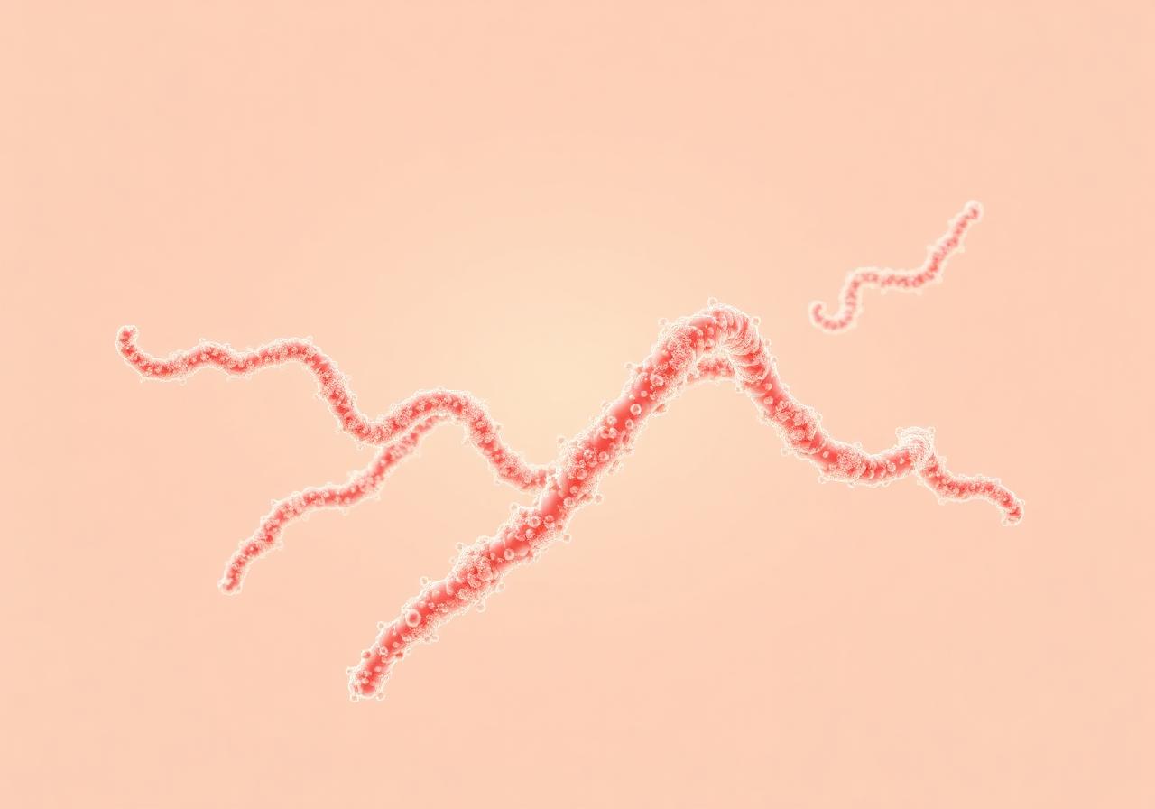 Illustration of Type I and III collagen peptides